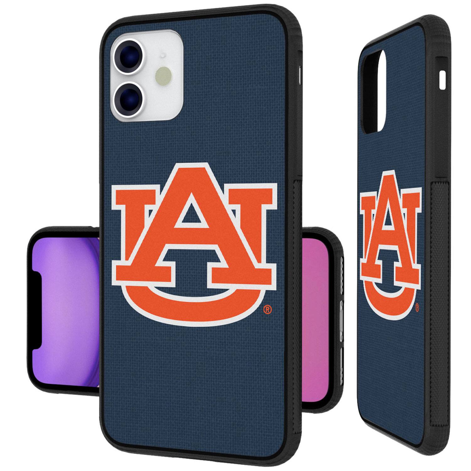 Alt View 1. Keyscaper - Auburn Tigers iPhone Solid Design Bump Case - 15 Pro Max - Multicolor.