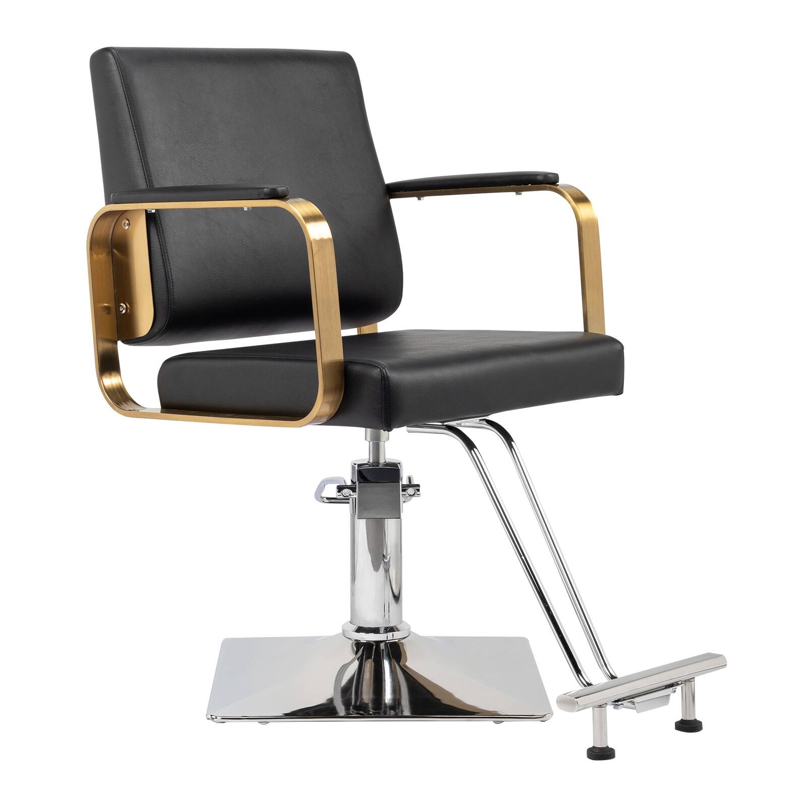 Alt View 1. Winado - Professional Hydraulic Barber Chair Heavy Duty 330lbs Capacity Salon Swivel Styling Chair w/Anti-slip Footrest for Salon - Black.