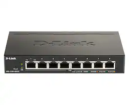 D-Link - DGS-1100-08PV2 network switch Managed L2/L3 Gigabit Ethernet (10/100/1000) Power over Ethernet (PoE) Black
