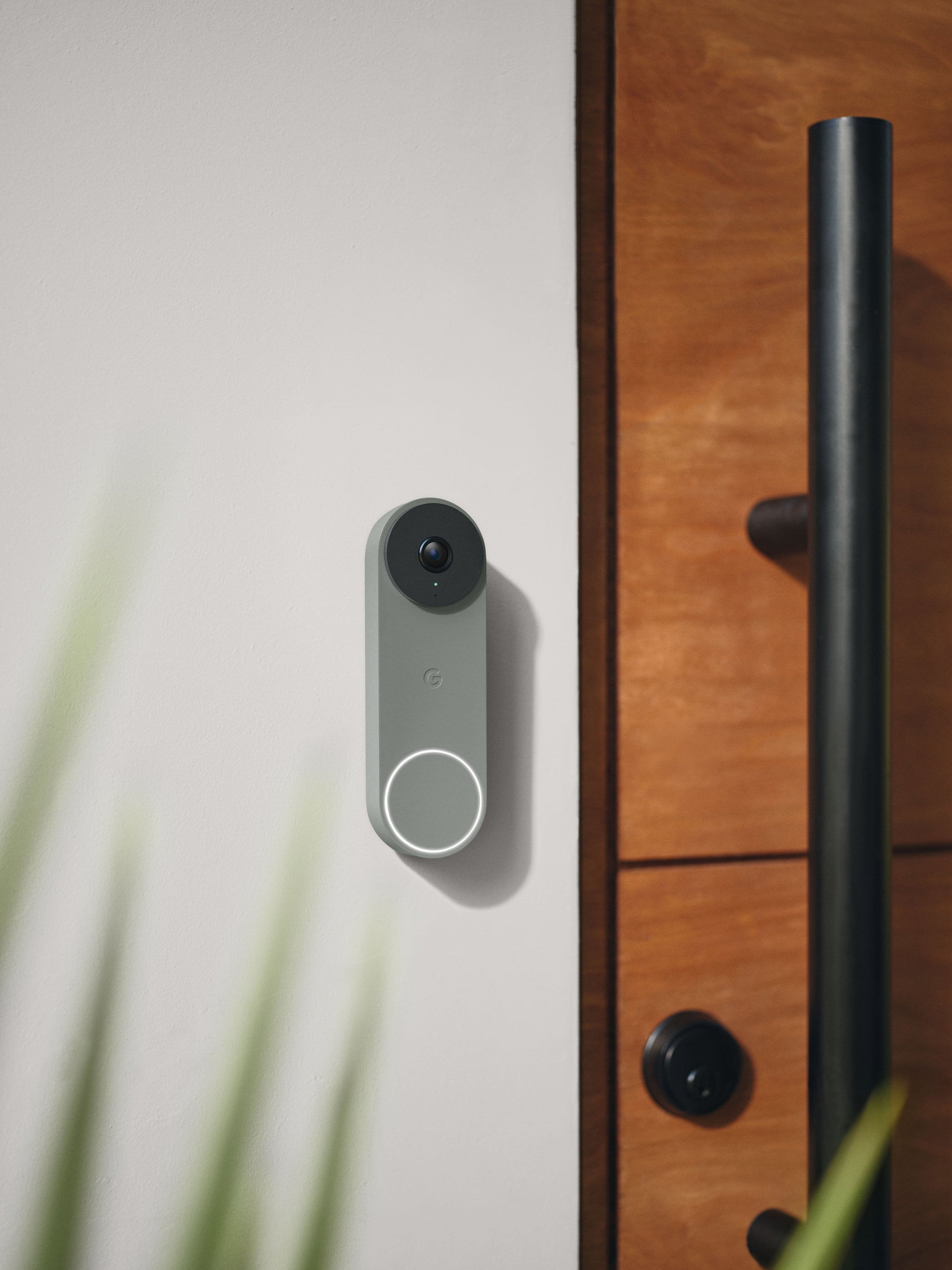 Alt View 21. Google - Nest Doorbell (wired, 3rd gen) - Latest Model - 2K Video and Gemini - Hazel.