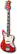 Front Standard. Fender® - Jaguar® Bass - Hot Rod Red.