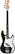 Front Standard. Fender® - Squier® Affinity™ P Bass® - Black.
