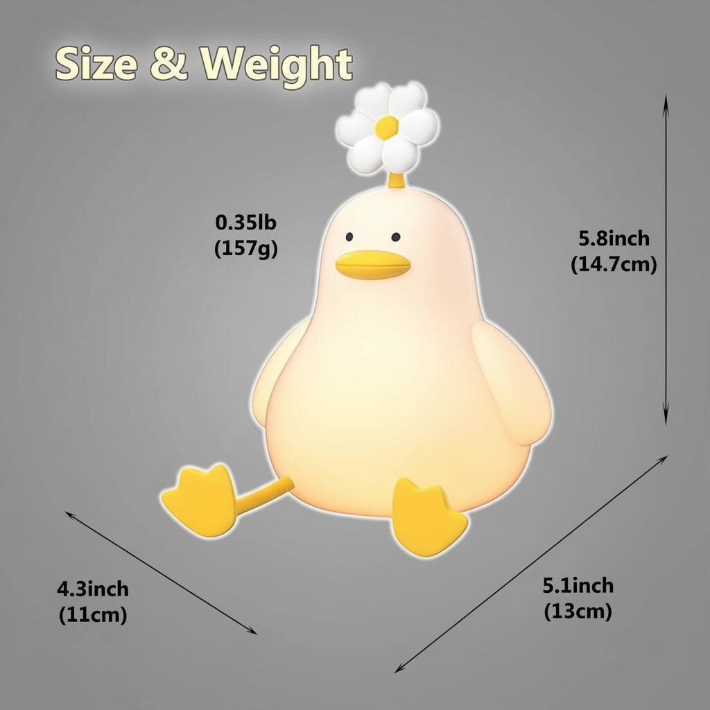 Size & Weight  
0.35lb (157g)  
5.8inch (14.7cm)  
4.3inch (11cm)  
5.1inch (13cm)