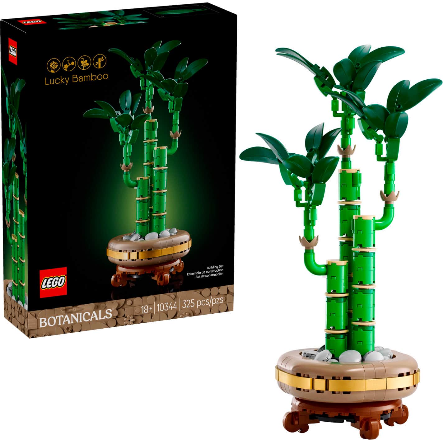 A.E. Lucky Bamboo 1 Building -m Ensemble a construction - LEGO 10344 325 pcs/pzs 18+ BOTANICALS