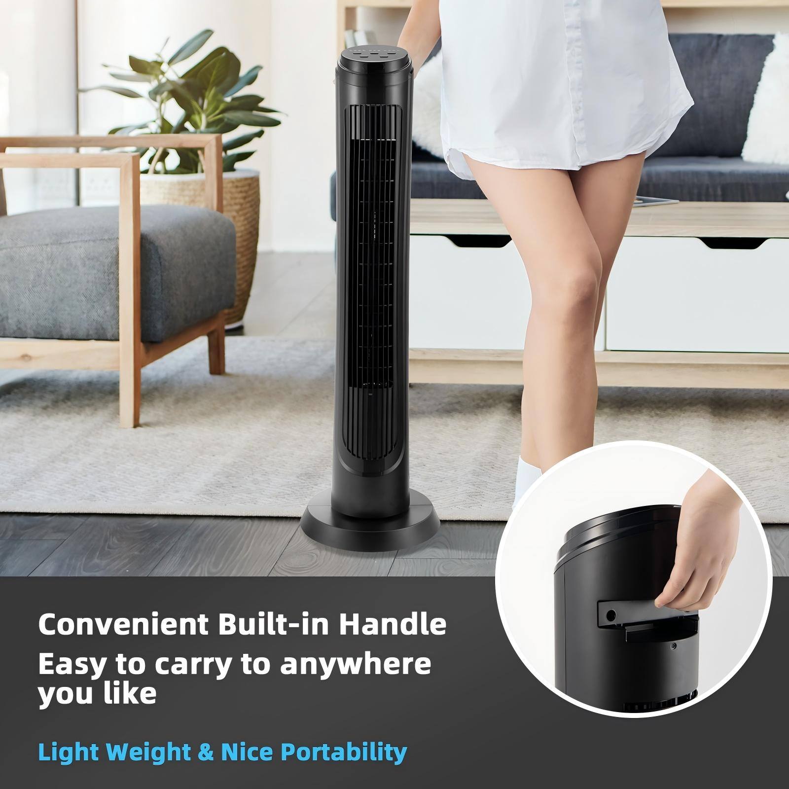 Convenient Built-in Handle  
Easy to carry to anywhere you like  

Light Weight & Nice Portability