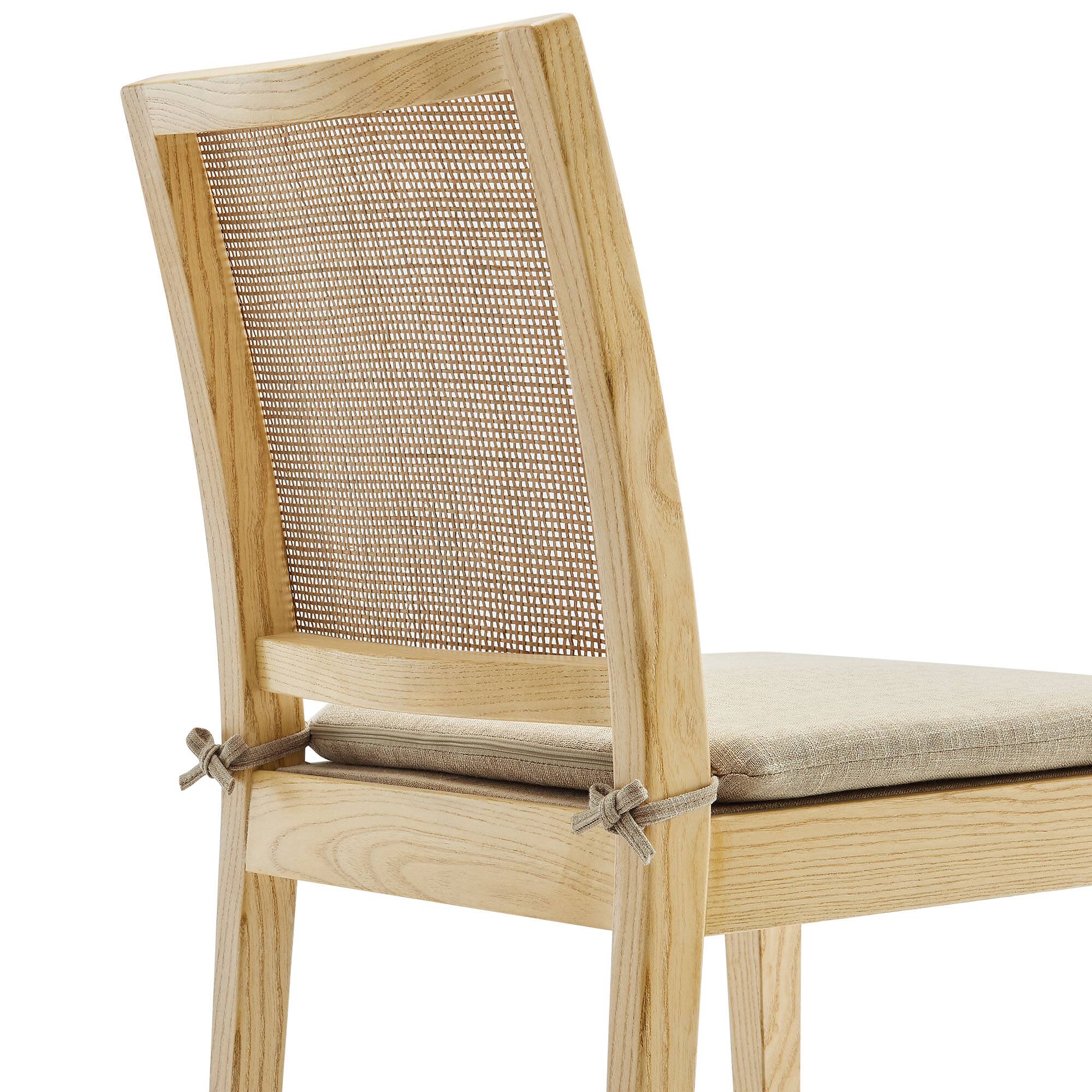 Alt View 5. Modway - Ovard Wood and Rattan Dining Chair by Modway - Natural.