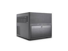 Front. Rosewill - Rosewill HEARTH NAS Chassis | 6x3.5"/6x2.5" Hot Swap | E-ATX | 5x120mm PWM Fans | USB 3.2 Type-C | Home Server - Black.