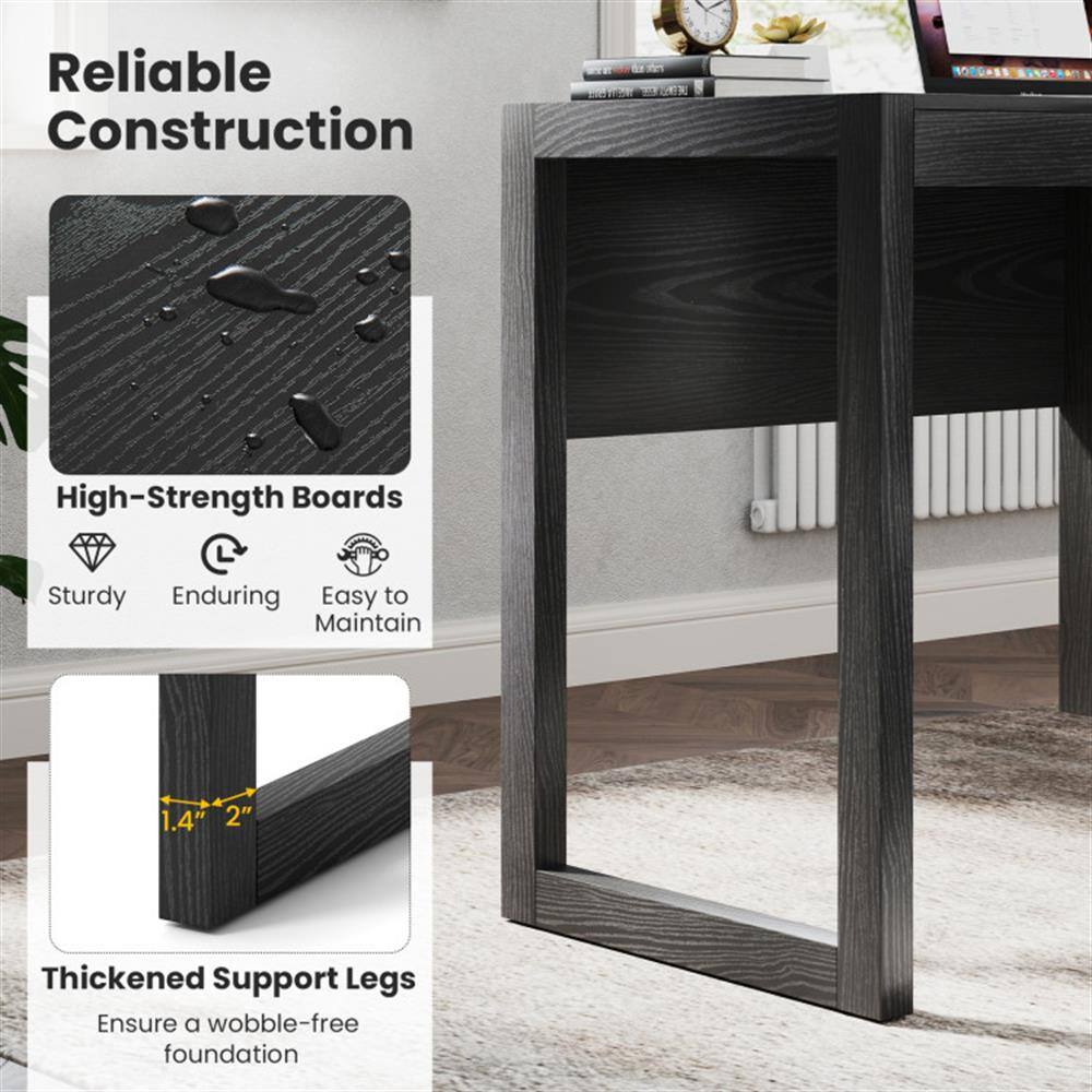 Reliable Construction

High-Strength Boards
- Sturdy
- Enduring
- Easy to Maintain

Thickened Support Legs
1.4" x 2"
Ensure a wobble-free foundation