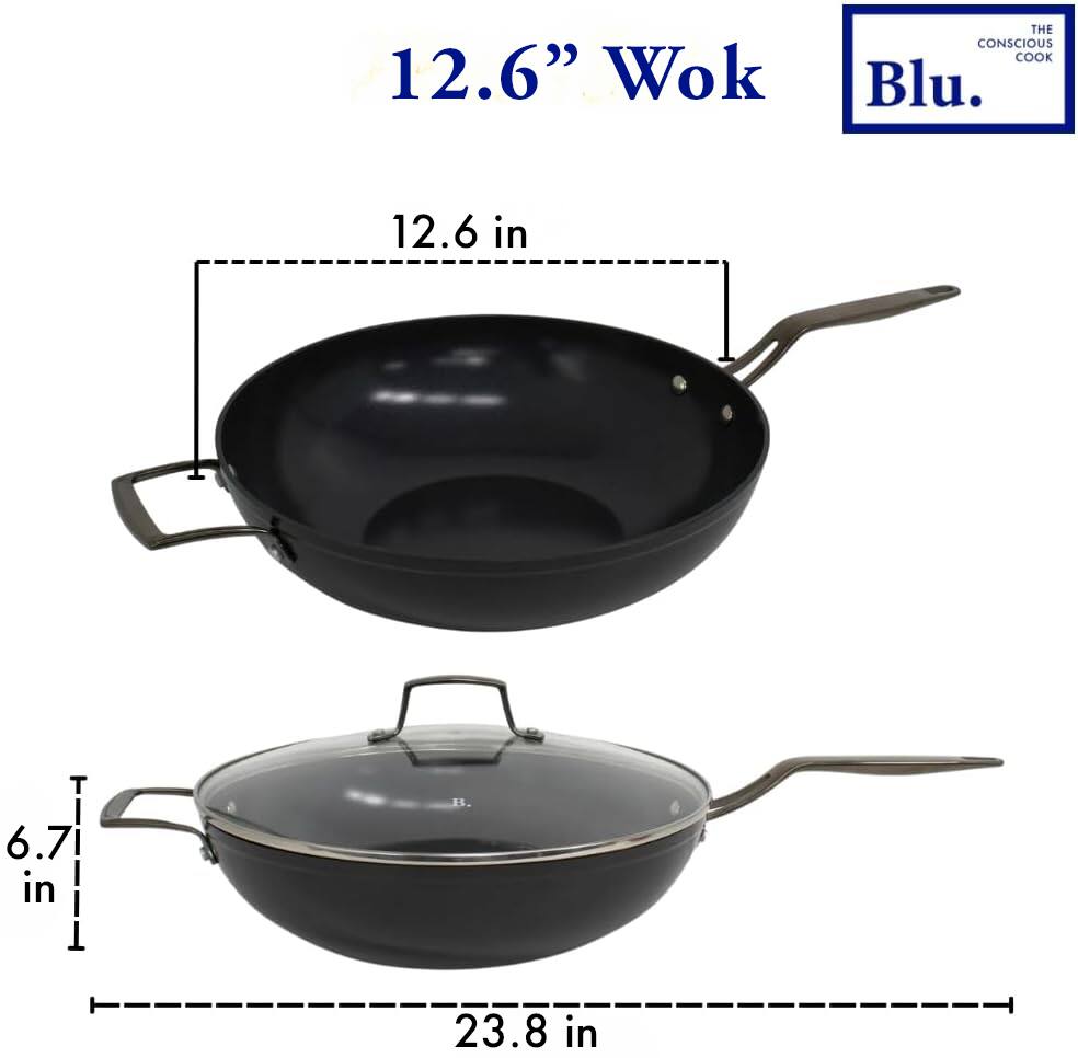 12.6" Wok  
Blu.  
THE CONSCIOUS COOK  

12.6 in  
6.7 in  
23.8 in