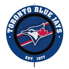 Evergreen Enterprises - Toronto Blue Jays 15" LED Round Metal Lit Wall Sign - Multicolor