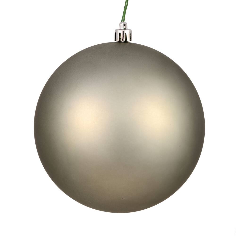 Front. Vickerman - Vickerman 12" Wrought Iron Matte Ball UV Drilled - Wrought Iron.