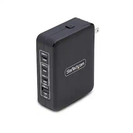 USB-C1 140W
USBC2 69W
USBC3 69W
USB-A1 12W
StarTech.com