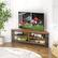 Alt View 4. Aheaplus - 55'' Corner TV Stand with Power Outlet, 3-Tier Entertainment Center with 4 Storage Shelves - Brown.