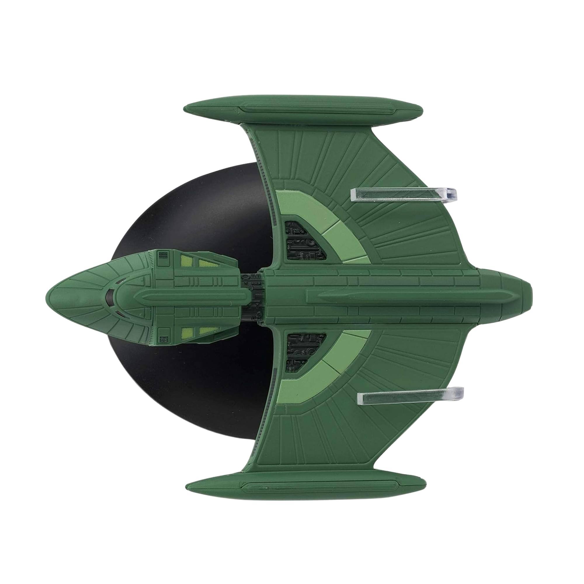 Alt View 5. Eaglemoss - Eaglemoss Star Trek Starship Replica | Romulan Scout - Green.