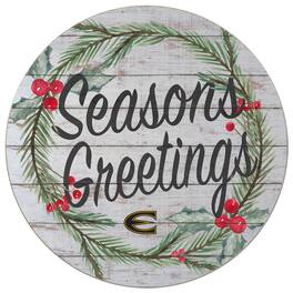 Jardine - Emporia State Hornets 20'' x 20'' Season's Greetings Circle - White