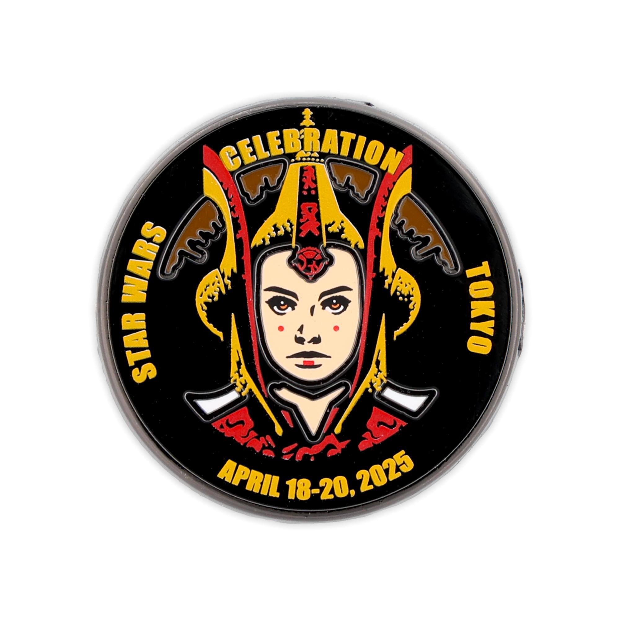 Star Wars - Queen Amidala English Enamel Pin | SWC 2025 Exclusive - Black