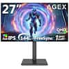 27" AGEX QHD 2560X1440 1 MPRT Fast IPS 144Hz FreeSync 1ms