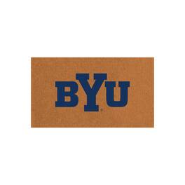 Evergreen Enterprises - BYU Cougars 28" x 16" Team Logo Outdoor Coir Mat - Multicolor