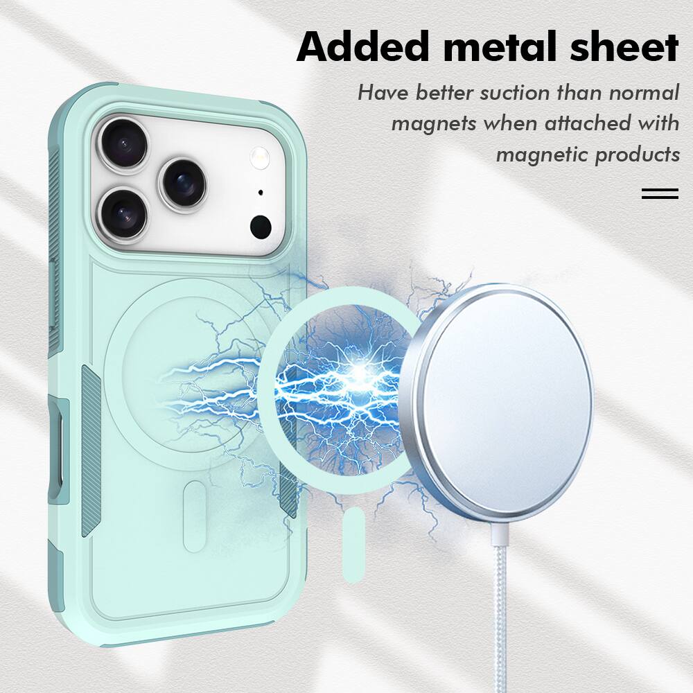 Added metal sheet  
Have better suction than normal magnets when attached with magnetic products