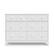 Left. Storkcraft - Moss 6 Drawer Double Dresser - White.