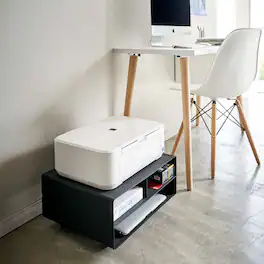 Yamazaki Home - Rolling Printer Stand - Steel