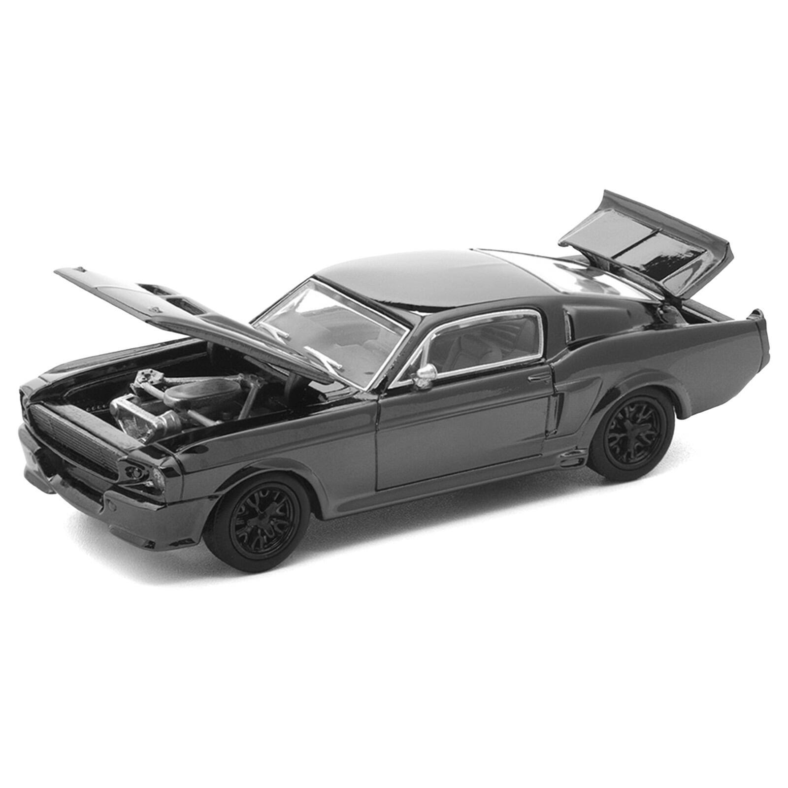 Alt View 1. Pop Race - Shelby Mustang GT500 Dark Chrome "The Dark Chrome Series" 1/64 Die Cast Model Car by Pop Race.