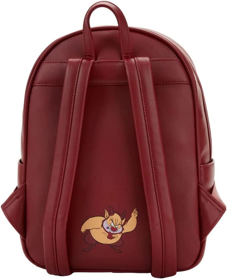 Alt View 1. LoungeFly - Disney Hercules 25th Anniversary Sunset Mini Backpack - Red.