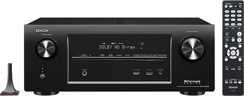  Denon - IN-Command 1295W 7.1-Ch. Network-Ready 4K Ultra HD and 3D Pass-Through A/V Home Theater Receiver