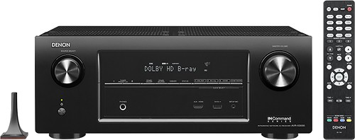  Denon - IN-Command 1505W 7.2-Ch. Network-Ready 4K Ultra HD and 3D Pass-Through A/V Home Theater Receiver