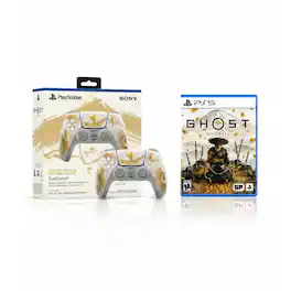 Sony - PlayStation 5 DualSense Wireless Controller Ghost of Yotei Gold Limited Edition + Ghost of Yotei PlayStation 5