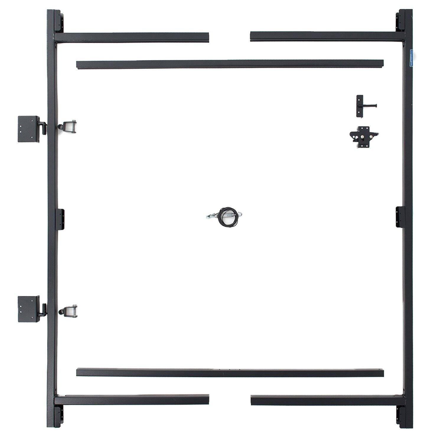 Alt View 1. Adjust-A-Gate - Adjust-A-Gate Steel Frame Gate Kit (2 Pack) & Adjust-A-Gate Steel Frame Gate Kit - Black.