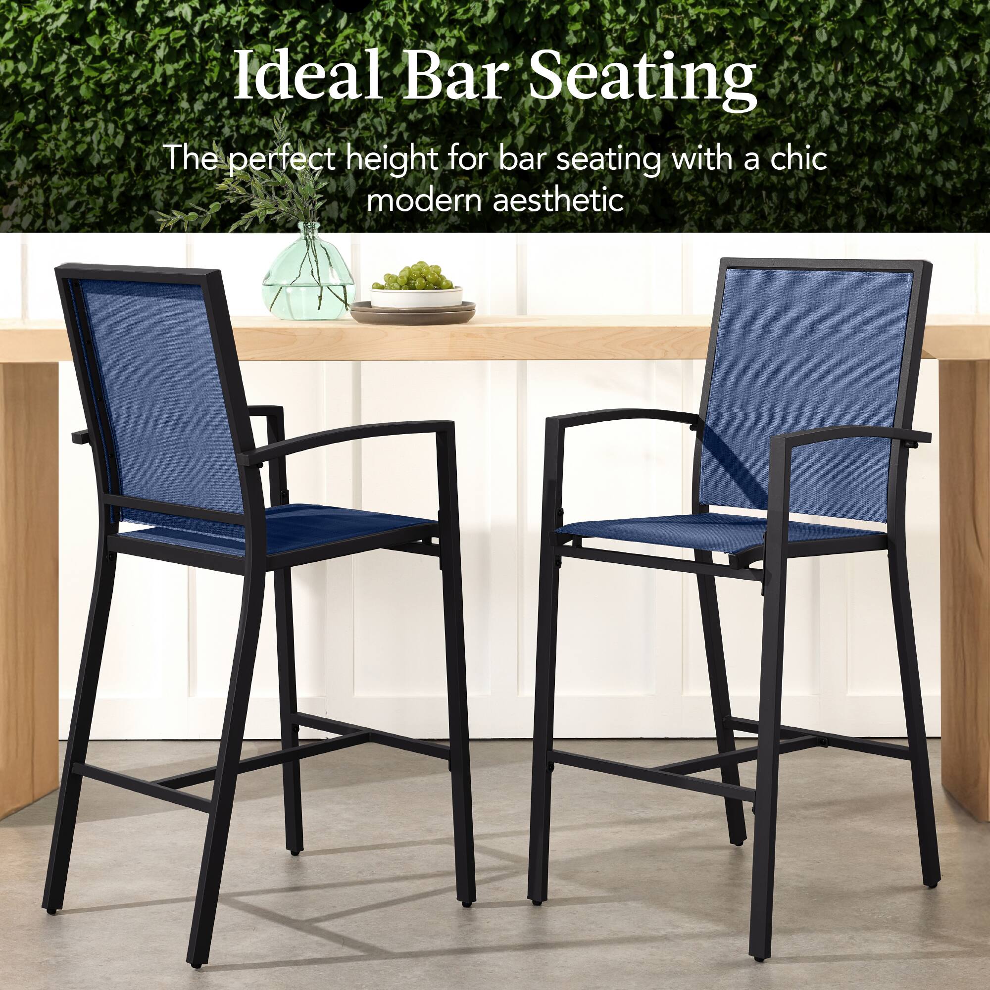 Ideal Bar Seating

The perfect height for bar seating with a chic modern aesthetic