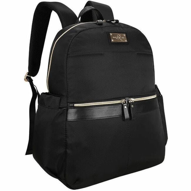 ECO STYLE - Sandy Lisa Laguna Carrying Case (Backpack) for 14" to 15.6" Notebook - Shoulder Strap, Trolley Strap - 17" Heigh - Black