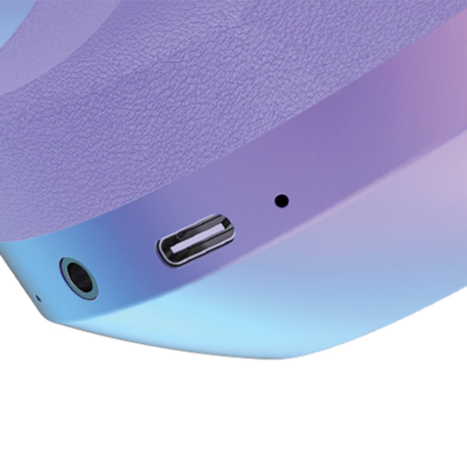 Alt View 1. Mixx - StreamQ C2 Bluetooth Folding Over-Ear Headphones with Mic, 3.5mm Aux, 25-Hour Play Time - Metallic.