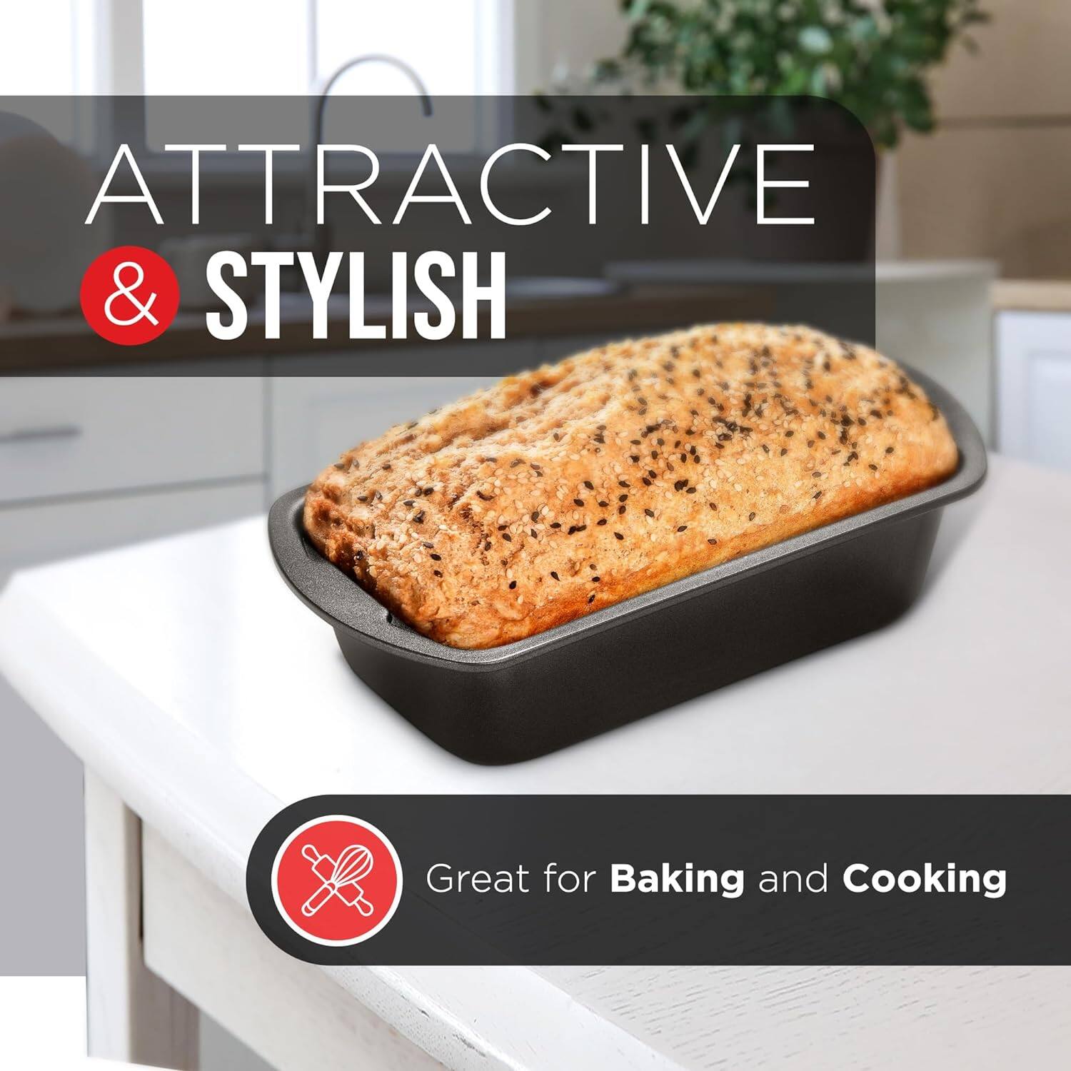 ATTRACTIVE & STYLISH
Great for Baking and Cooking