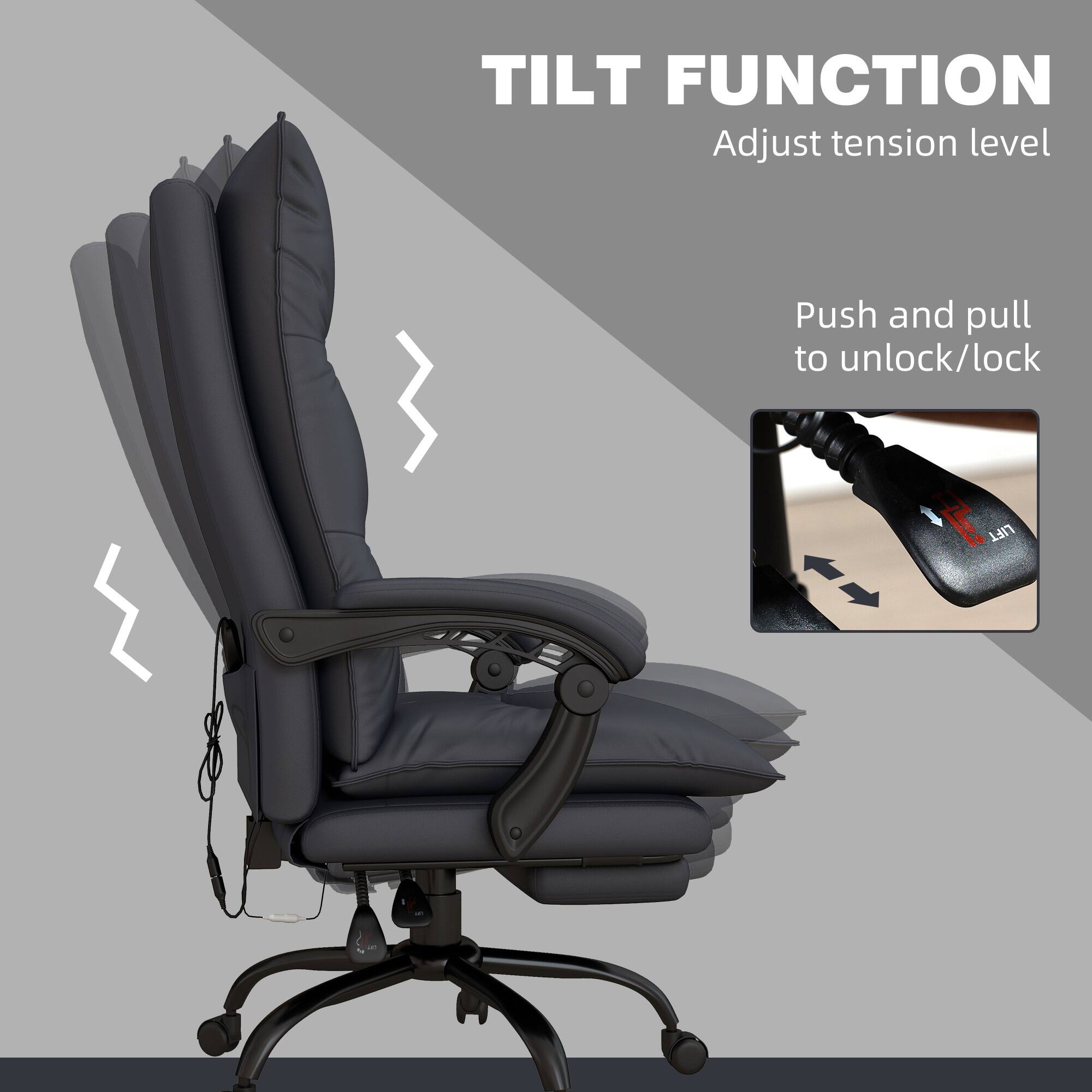 TILT FUNCTION
Adjust tension level
Push and pull to unlock/lock
I LIFT