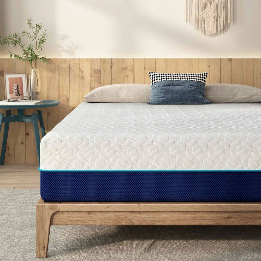 Alt View 4. Kadyn - 8 Inch Mattress in a Box, Gel Memory Foam Mattress for Cool Sleep & Pressure Relief - White.