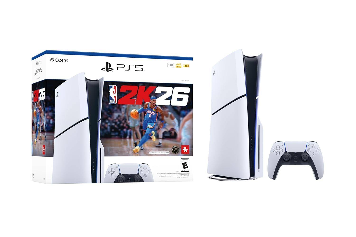 SONY PS5 1TB 4K NEO HDR PS5 Playstations NBA 2K-26 ESRB