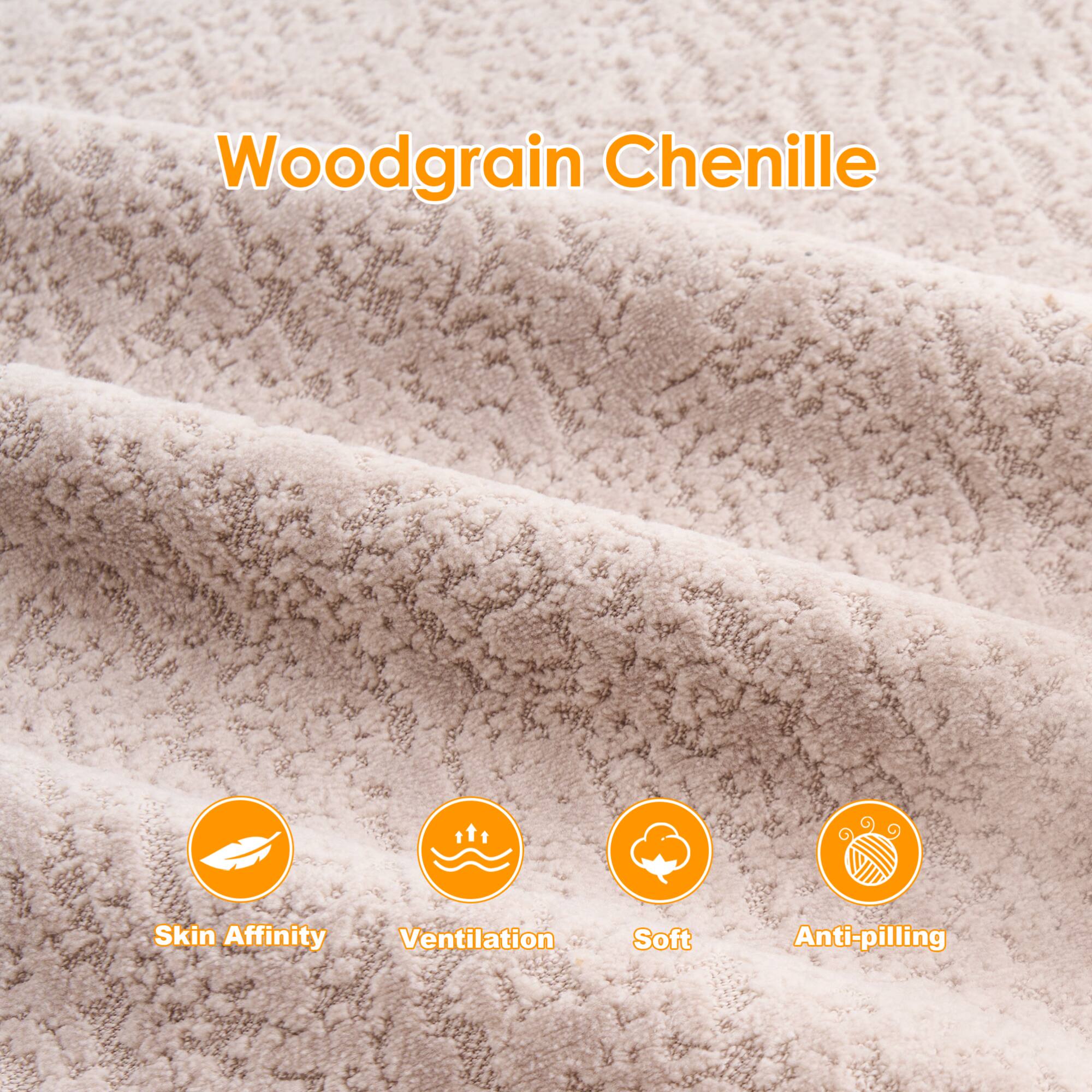 Woodgrain Chenille

- Skin Affinity
- Ventilation
- Soft
- Anti-pilling