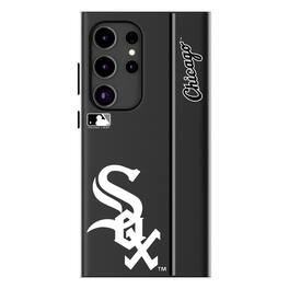 Keyscaper - MLB - Chicago White Sox Galaxy Magnetic Bump Case - S25 Ultra - Black
