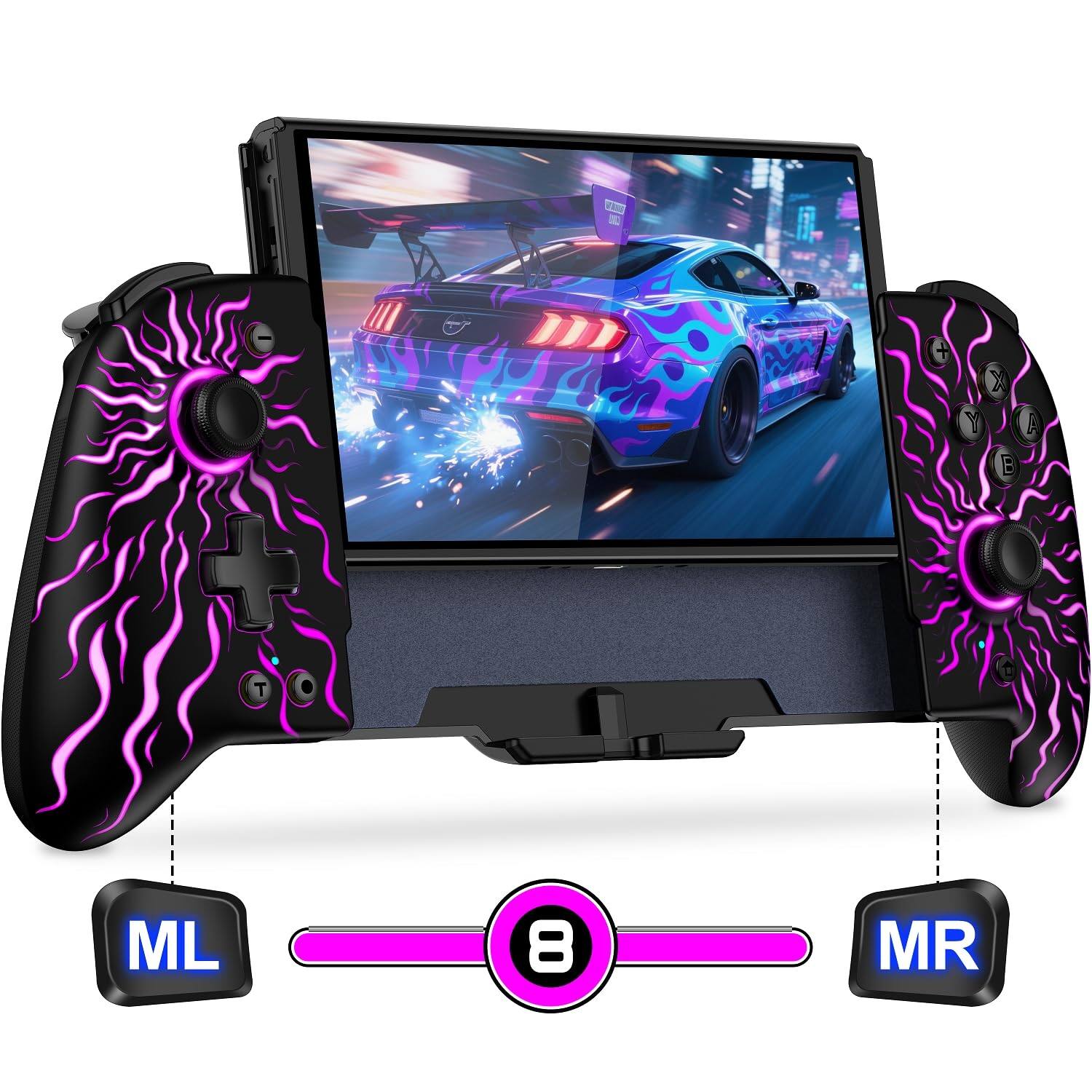 Multi-Colored Sunburst Switch 1 - (6.2"/7")