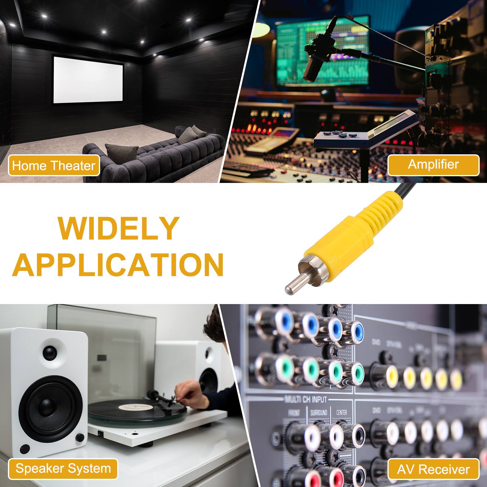 Home Theater Amplifier  
WIDELY APPLICATION  
MULTI CH INPUT  
SURROUND CENTER  
DE Speaker System  
AV Receiver