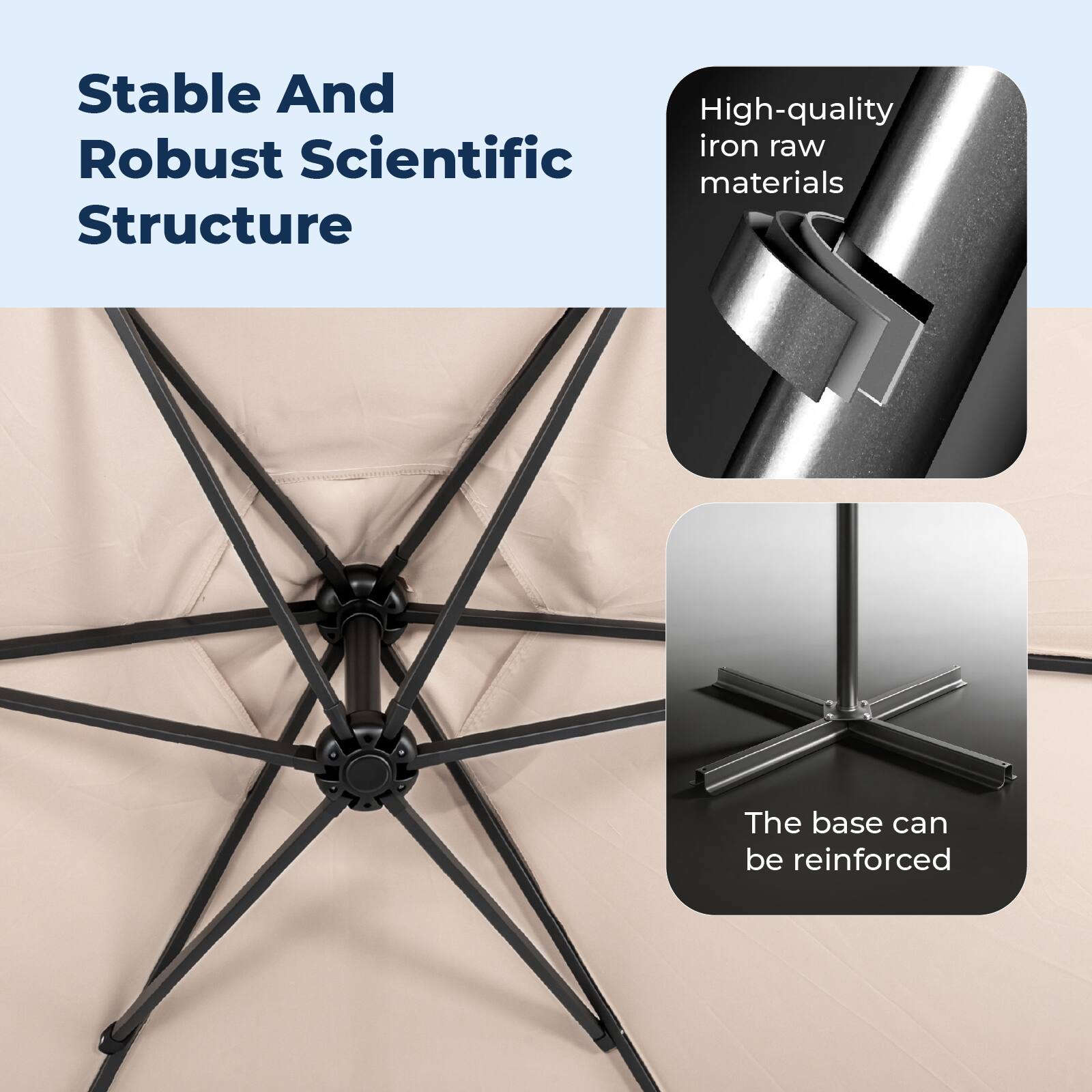 Stable And Robust Scientific Structure

High-quality iron raw materials

The base can be reinforced