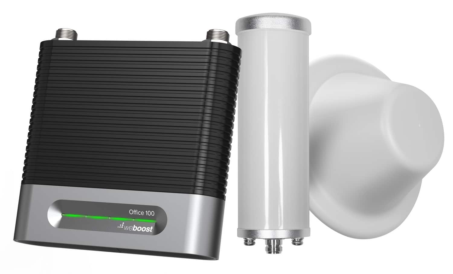 weBoost - Office 100 Cellular Signal Booster Kit for Small Businesses or Warehouse Spaces between 8,000 - 25,000 sq. ft - Black