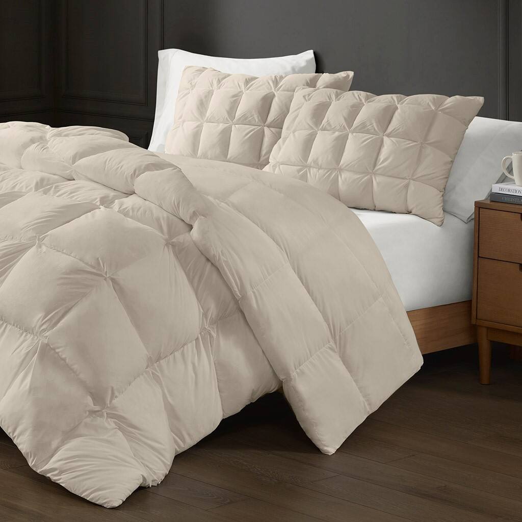 Alt View 1. Gracie Mills - Gracie Mills Elenora Overfilled Down Alternative Comforter - Tan.
