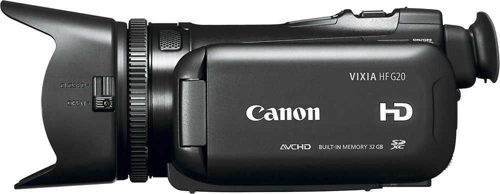 Best Buy: Canon VIXIA HF G20 32GB HD Flash Memory Camcorder Black