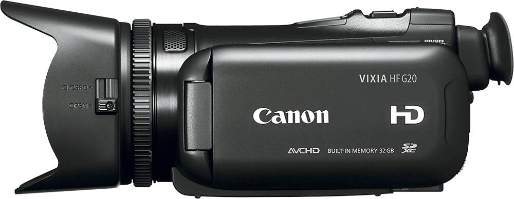 Best Buy: Canon VIXIA HF G20 32GB HD Flash Memory Camcorder Black 8063B002