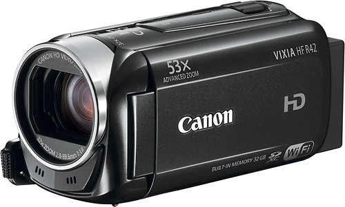 Best Buy: Canon VIXIA HF R42 32GB HD Flash Memory Camcorder