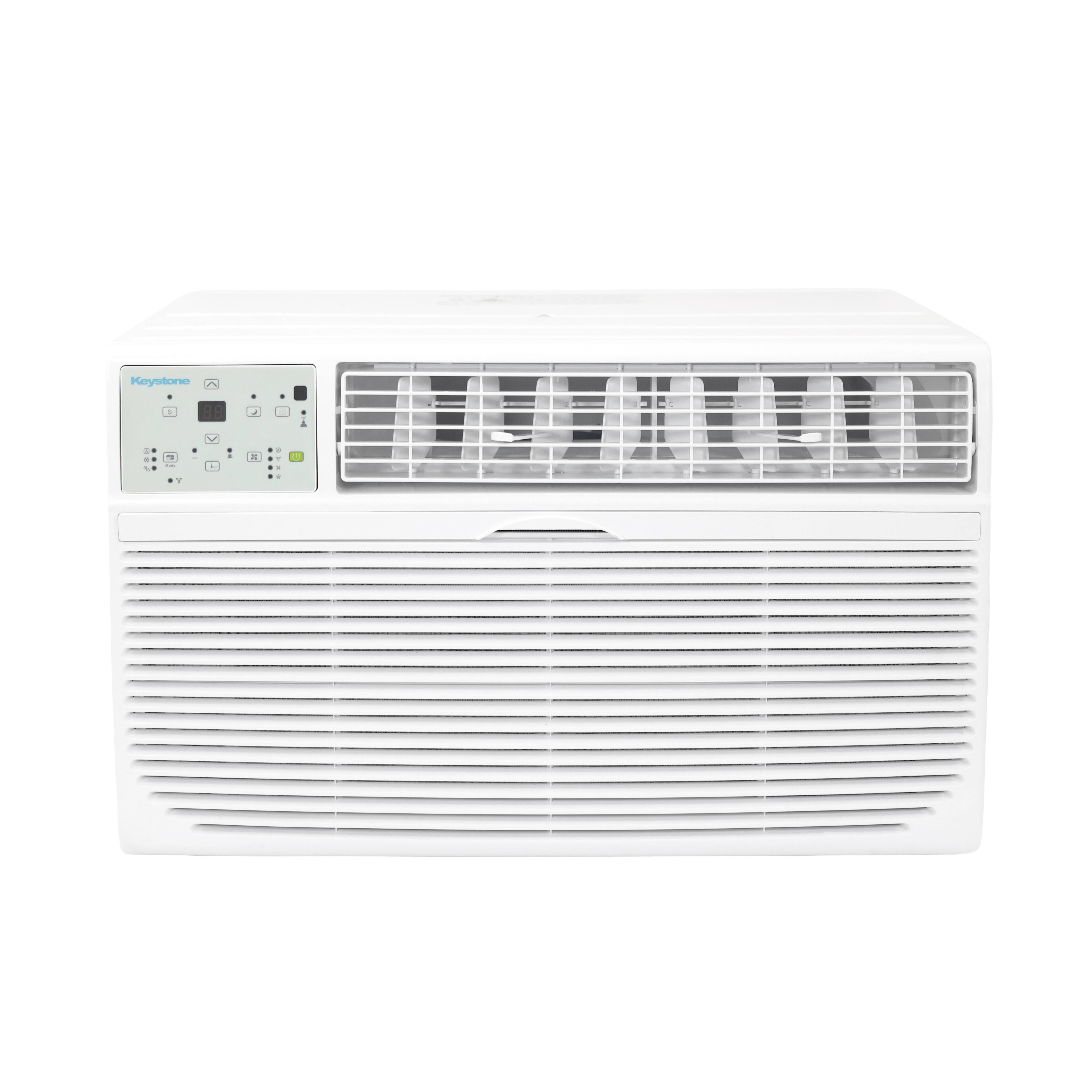 Alt View 18. Keystone - Energy Star 12,000 BTU 230V Through-the-Wall Air Conditioner with Follow Me LCD Remote Control - White.