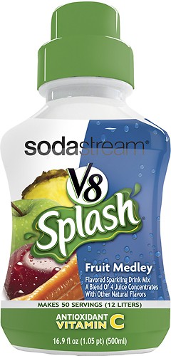  SodaStream - V8 Splash Fruit Medley Sparkling Drink Mix